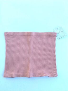 Intimately By Free People Rose Blush Ribbed Seamless Tube Top Bandeau NWT
